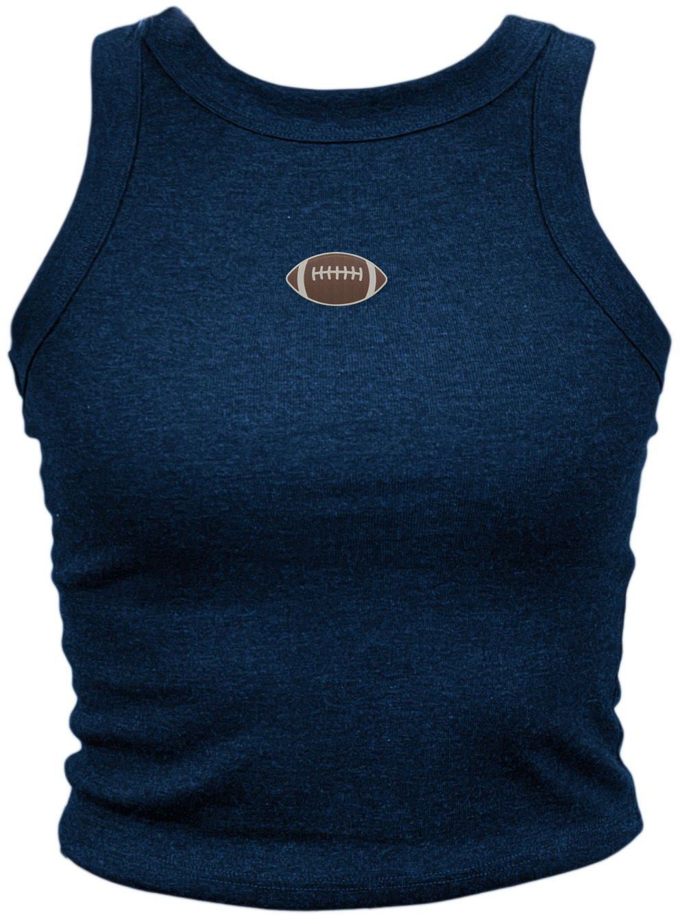 Where I'm From Women's Tailgate Navy Football Tank Top
