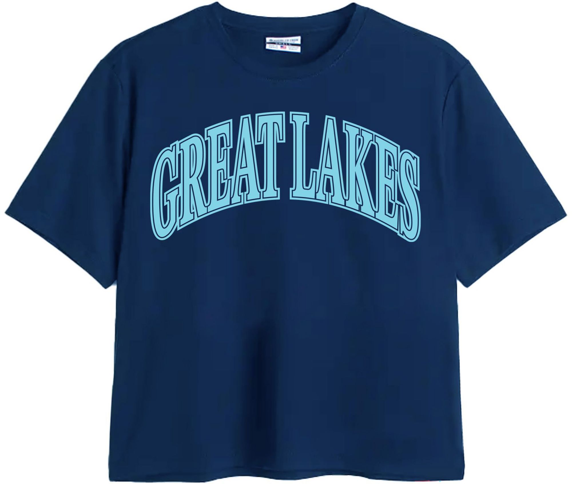 Where I'm From Women's Great Lakes Navy Easy T-Shirt