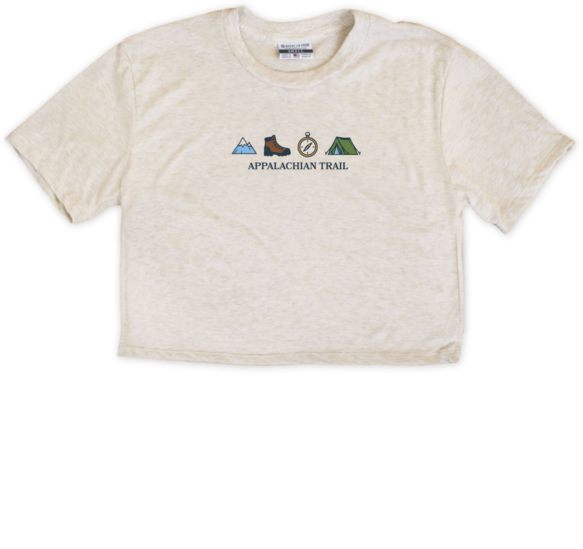 Where I'm From Women's Appalachian Trail Cream Icon T-Shirt