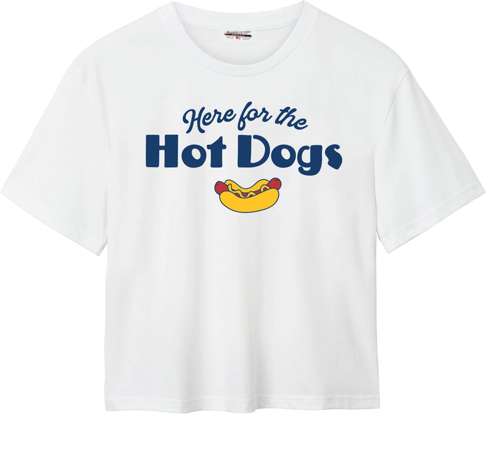 Where I'm From Women's Hot Dog Ash T-Shirt