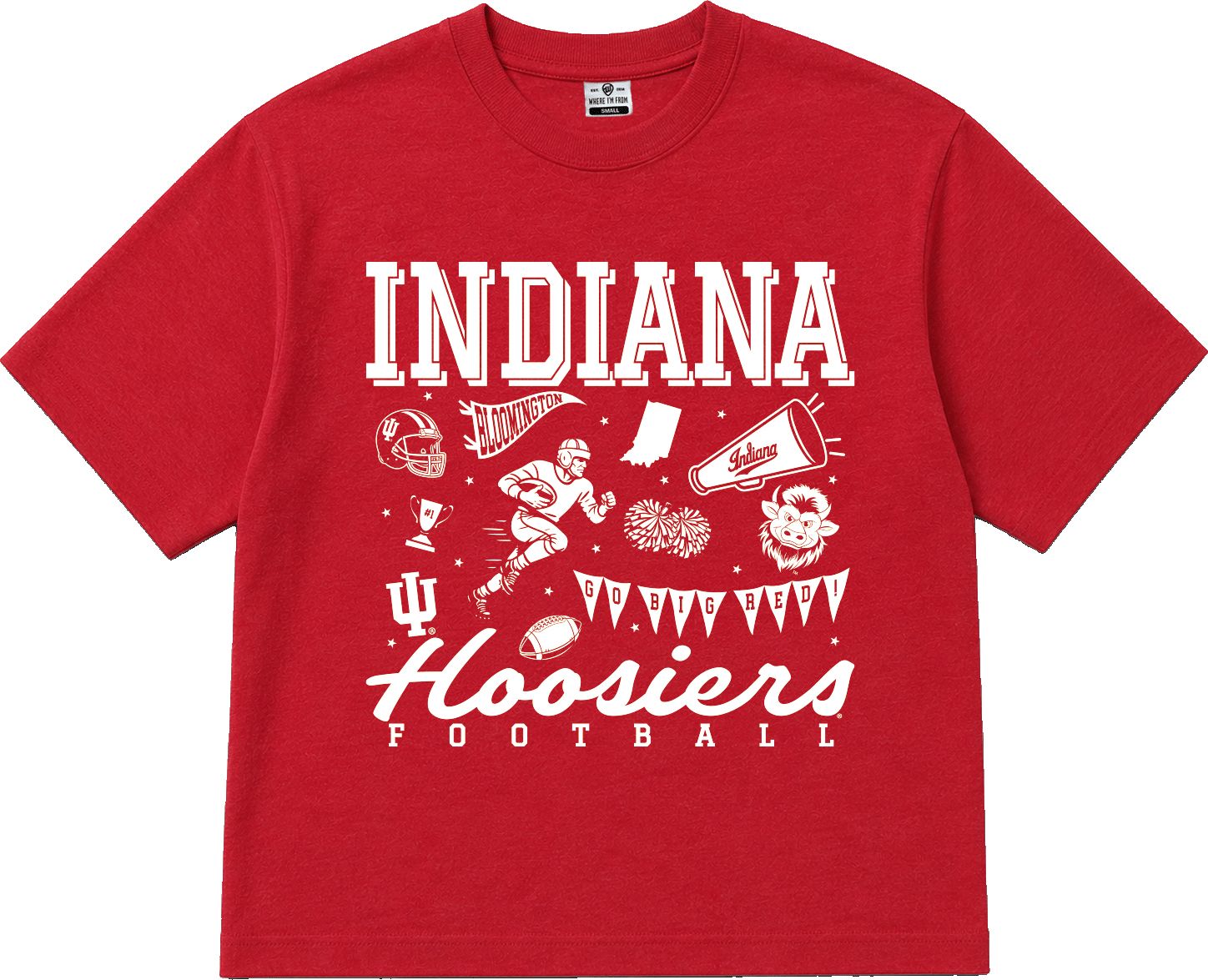 Where I'm From Women's Indiana Hoosiers Icons T-Shirt