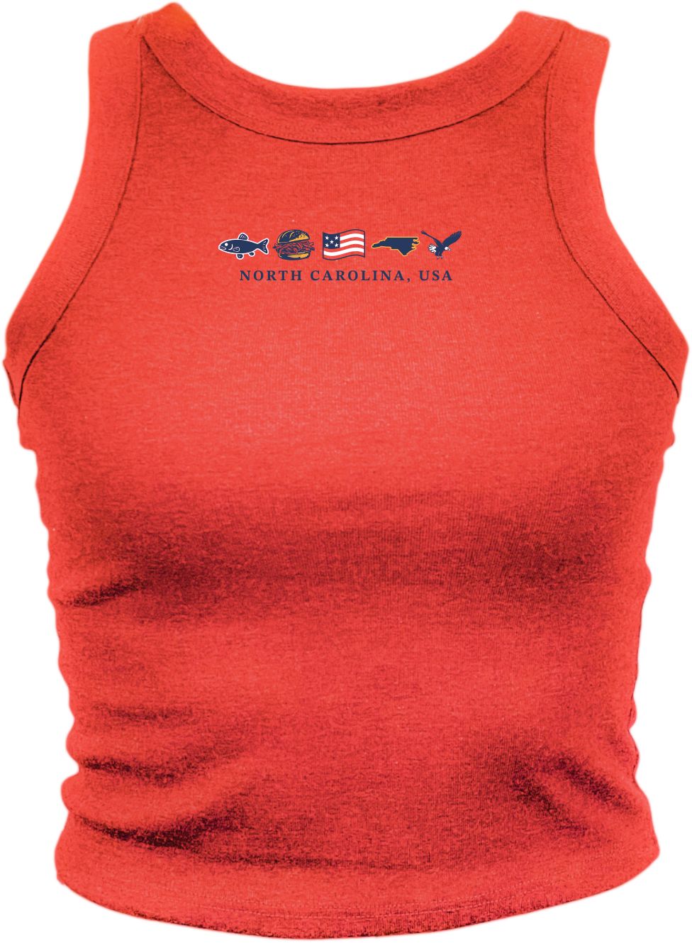 Where I'm From Women's North Carolina Red 2026 Americana Icon Tank Top