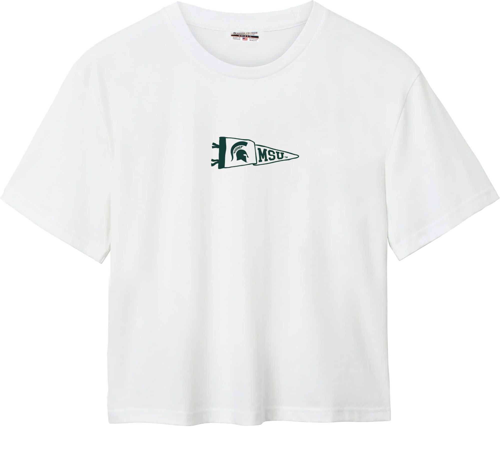 Where I'm From Women's Michigan State Spartans Pennant T-Shirt