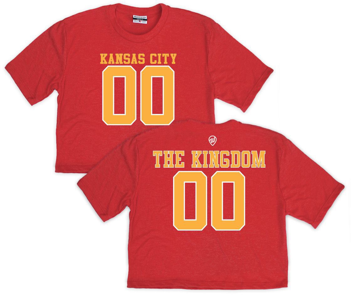 Where I'm From Women's Kansas City 2 Hit Cropped T-Shirt