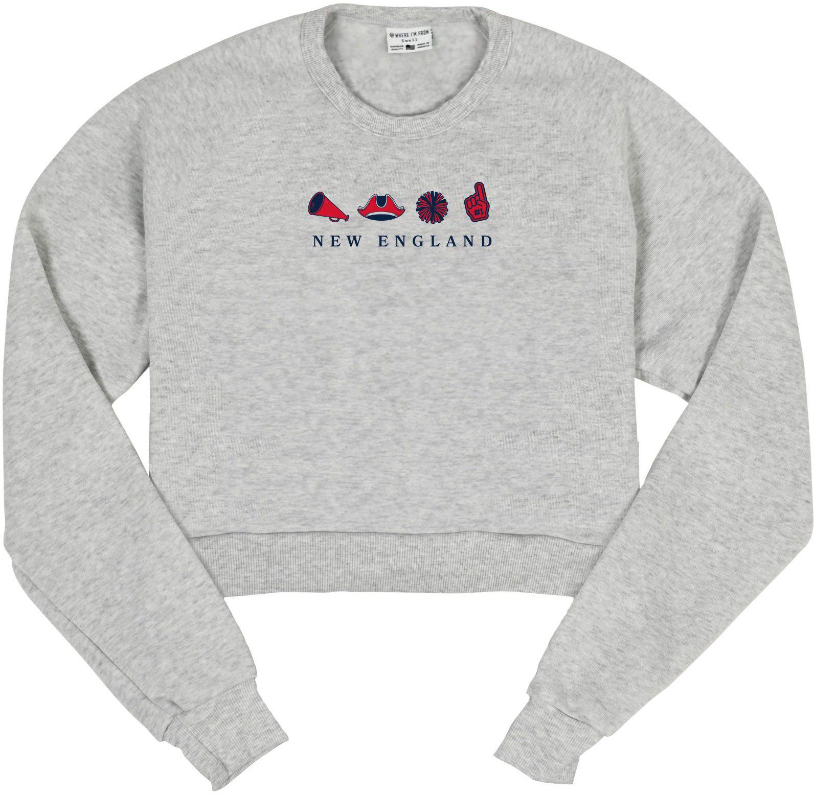 Where I'm From Women's Nebraska Icon Cropped Crewneck Sweatshirt