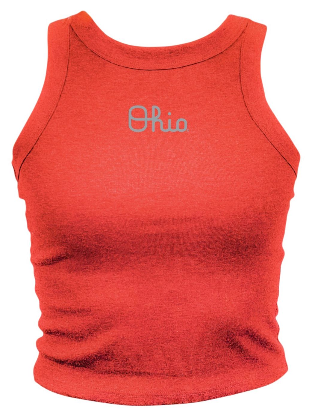 WHERE IM FROM Women's Ohio State Buckeyes Red Script Tank Top