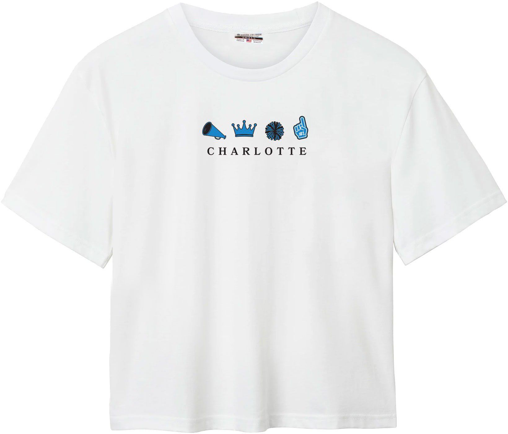 Where I'm From Women's Carolina White Icon Easy T-Shirt