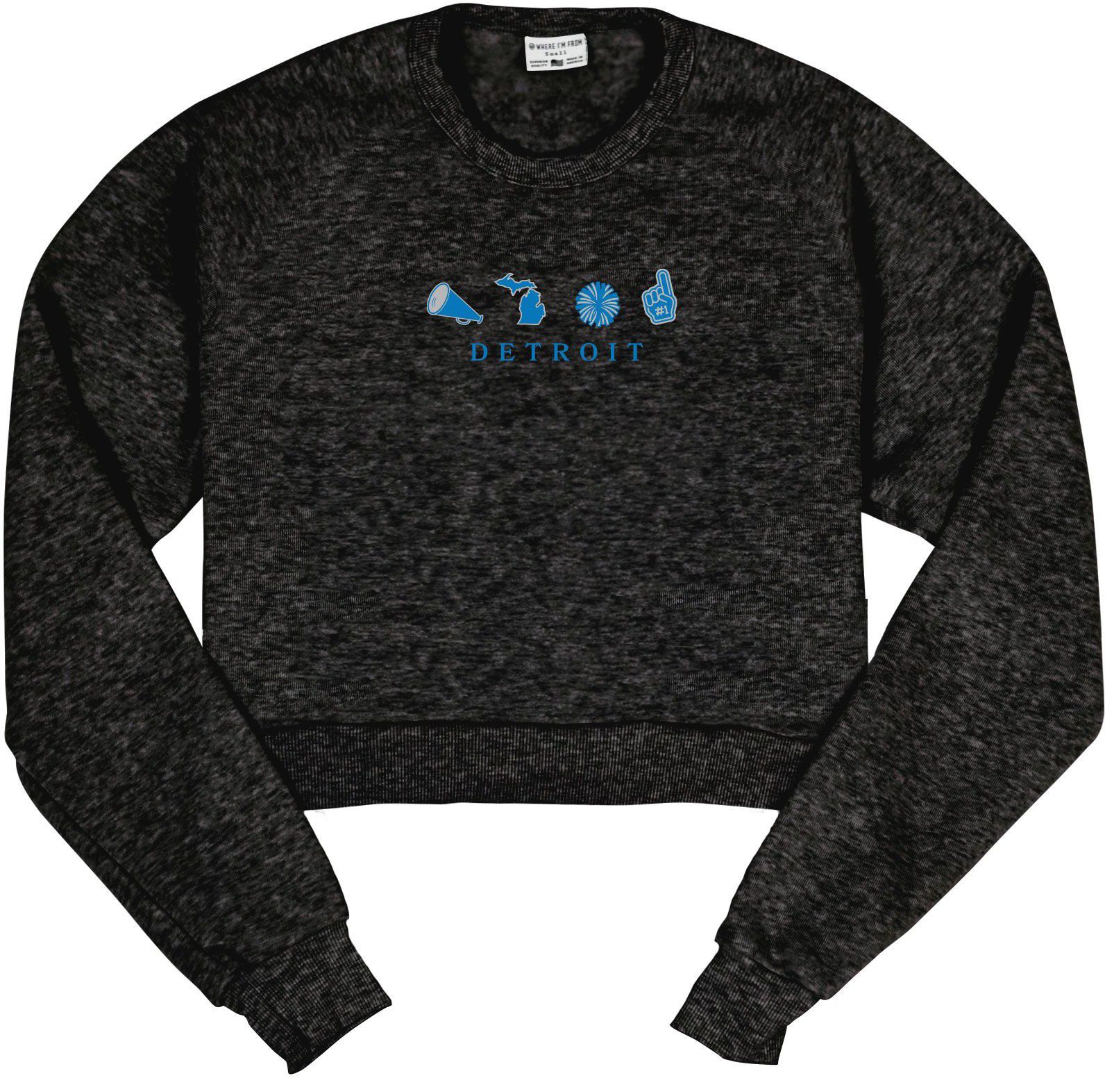 Where I'm From Women's Detroit Crew Neck Sweatshirt