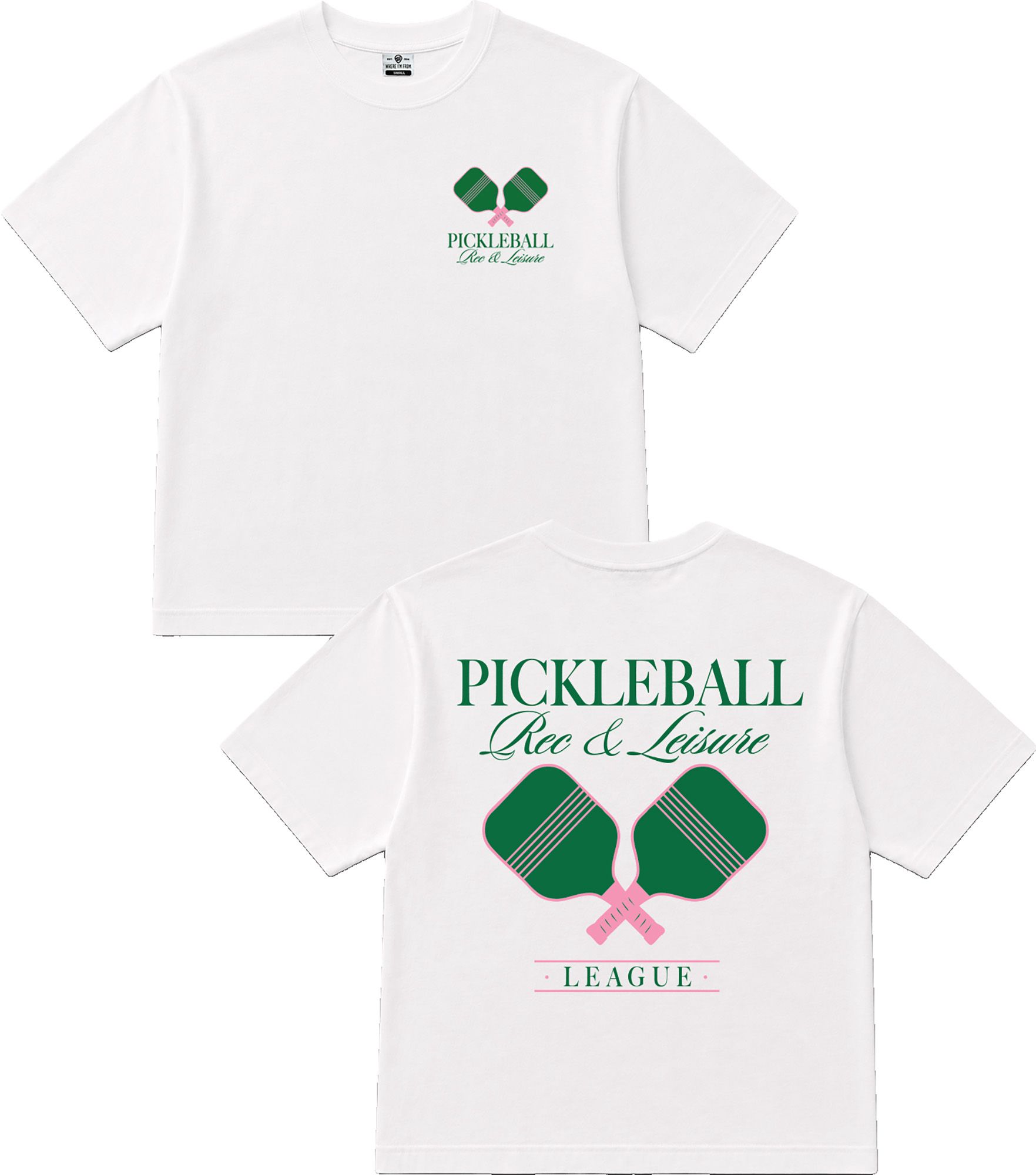 Where I'm From Women's Pickleball Rec and Leisure T-Shirt