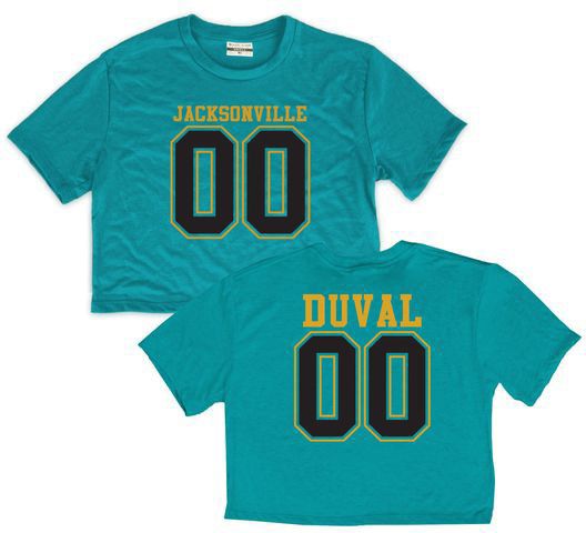 Where I'm From Women's Jacksonville 2 Hit Cropped T-Shirt