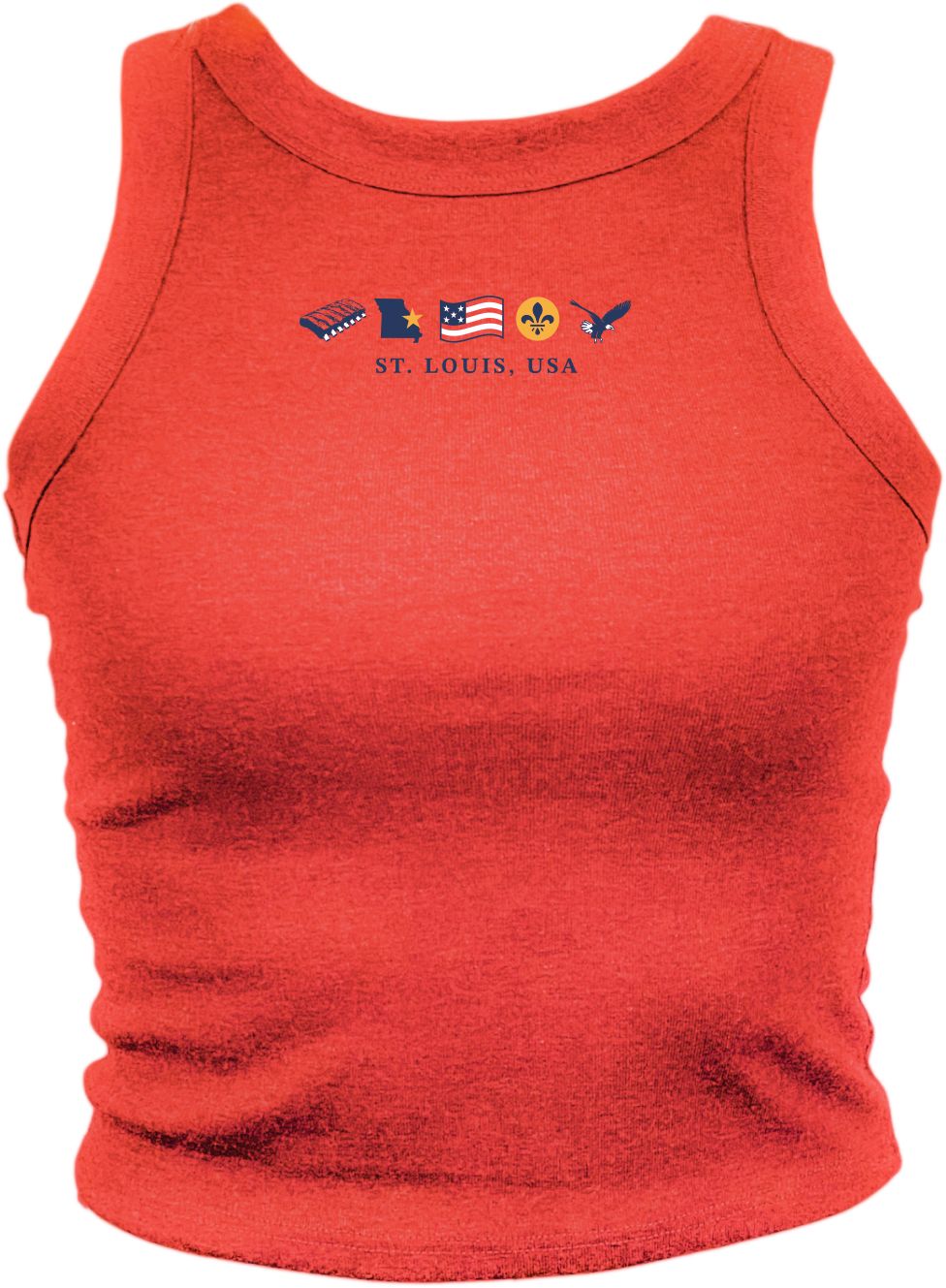 Where I'm From Women's St. Louis Red 2026 Americana Icon Tank Top