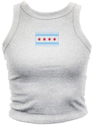 Where I'm From Women's Chicago White Flag Tank Top