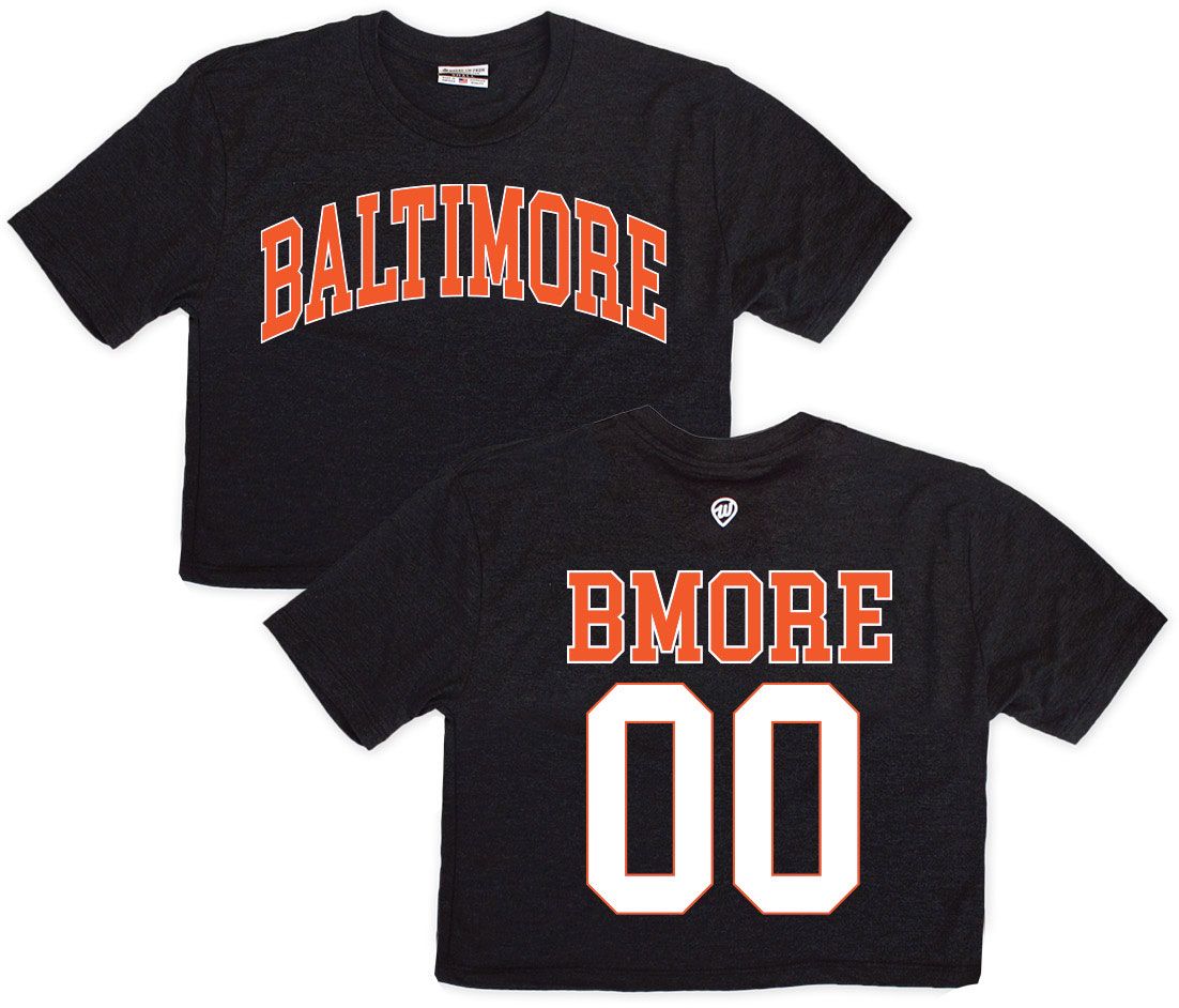 Where I'm From Women's Baltimore Black T-Shirt