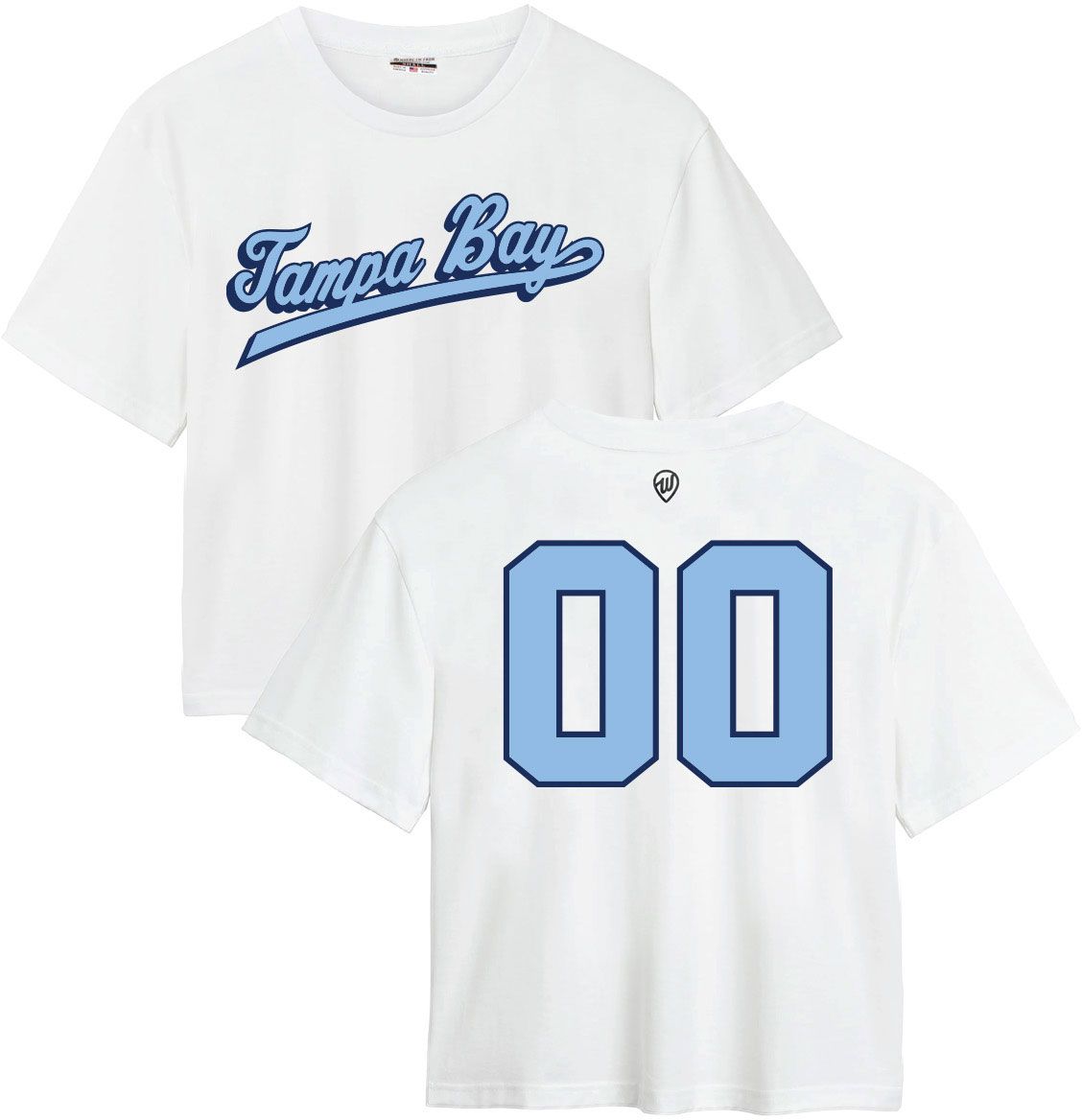 Where I'm From Women's Tampa Bay Ash Cropped T-Shirt