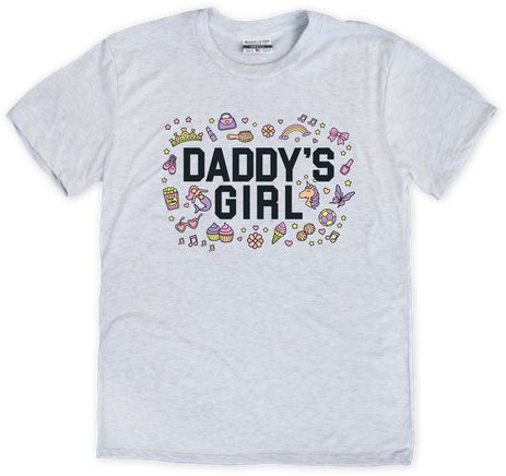 Where I'm From Youth Father's Day Daddy's Girl Ash T-Shirt