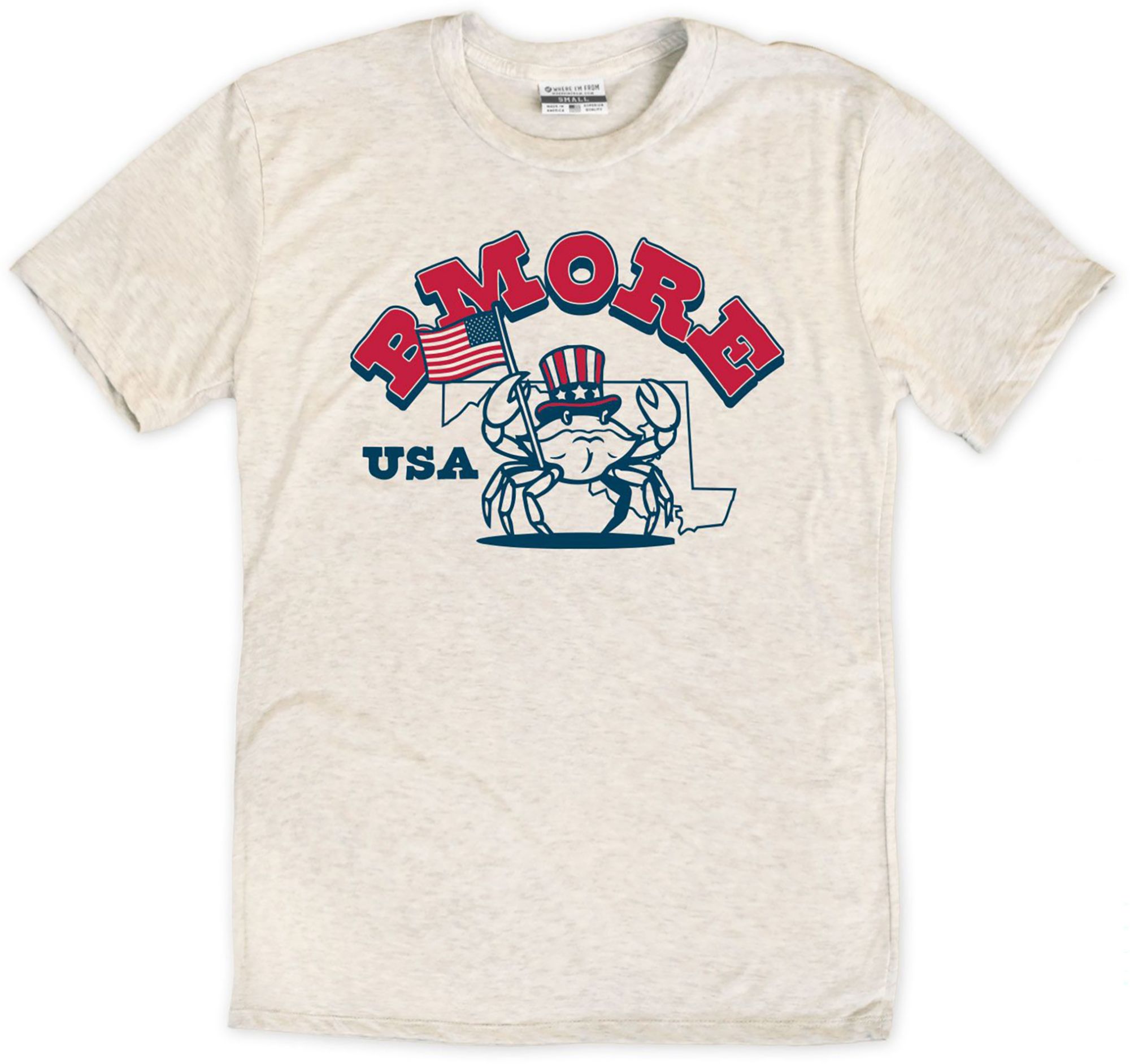 Where I'm From Youth Baltimore Tan Crab T-Shirt
