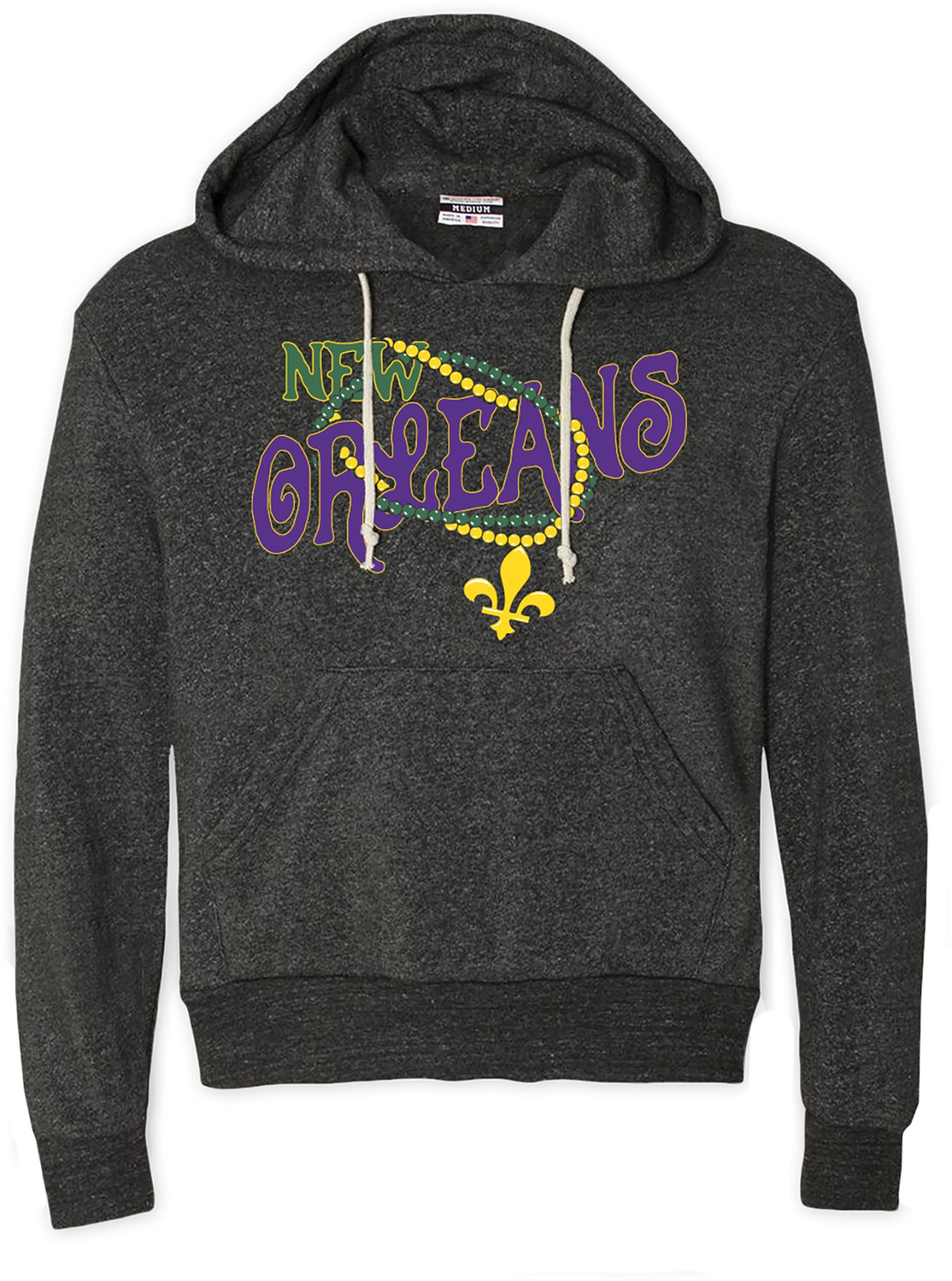 Where I'm From Youth Mardi Gras Black Pullover Hoodie