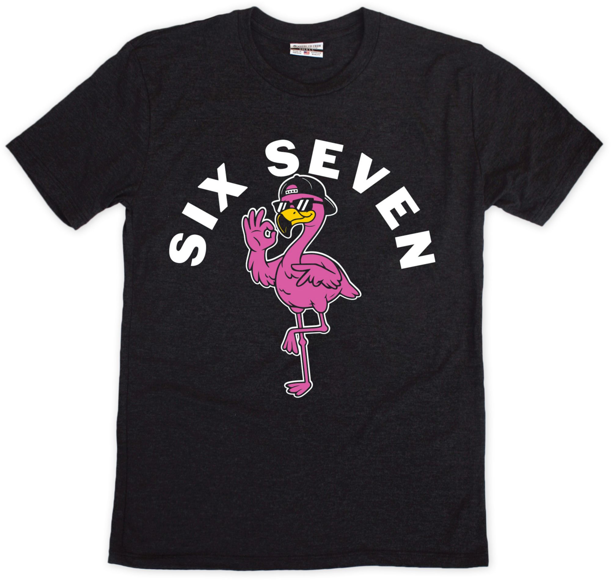 Where I'm From Youth Miami Black Six Seven T-Shirt