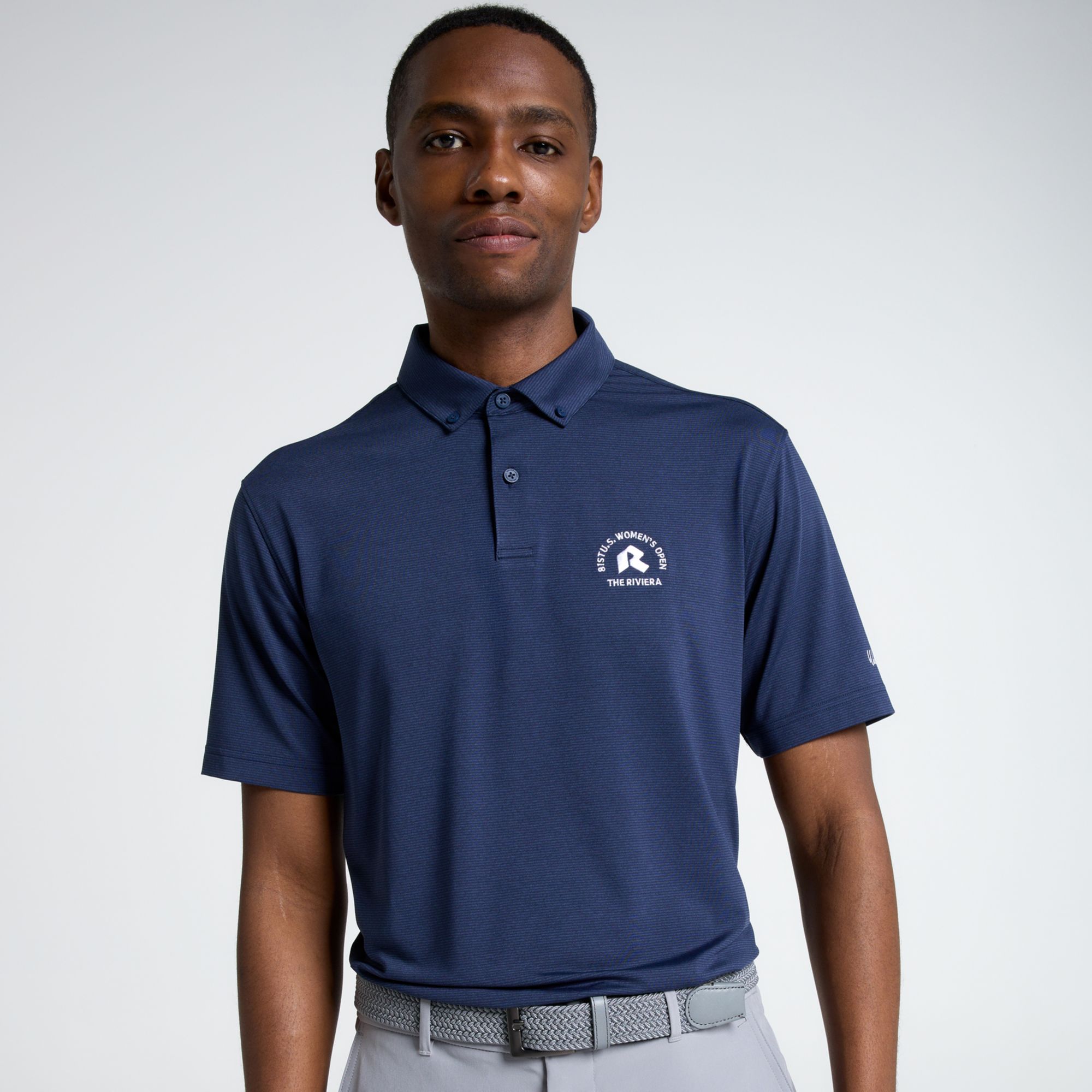 2026 U.S. Women's Open Walter Hagen Men's Performance 11 Championship Stripe Polo