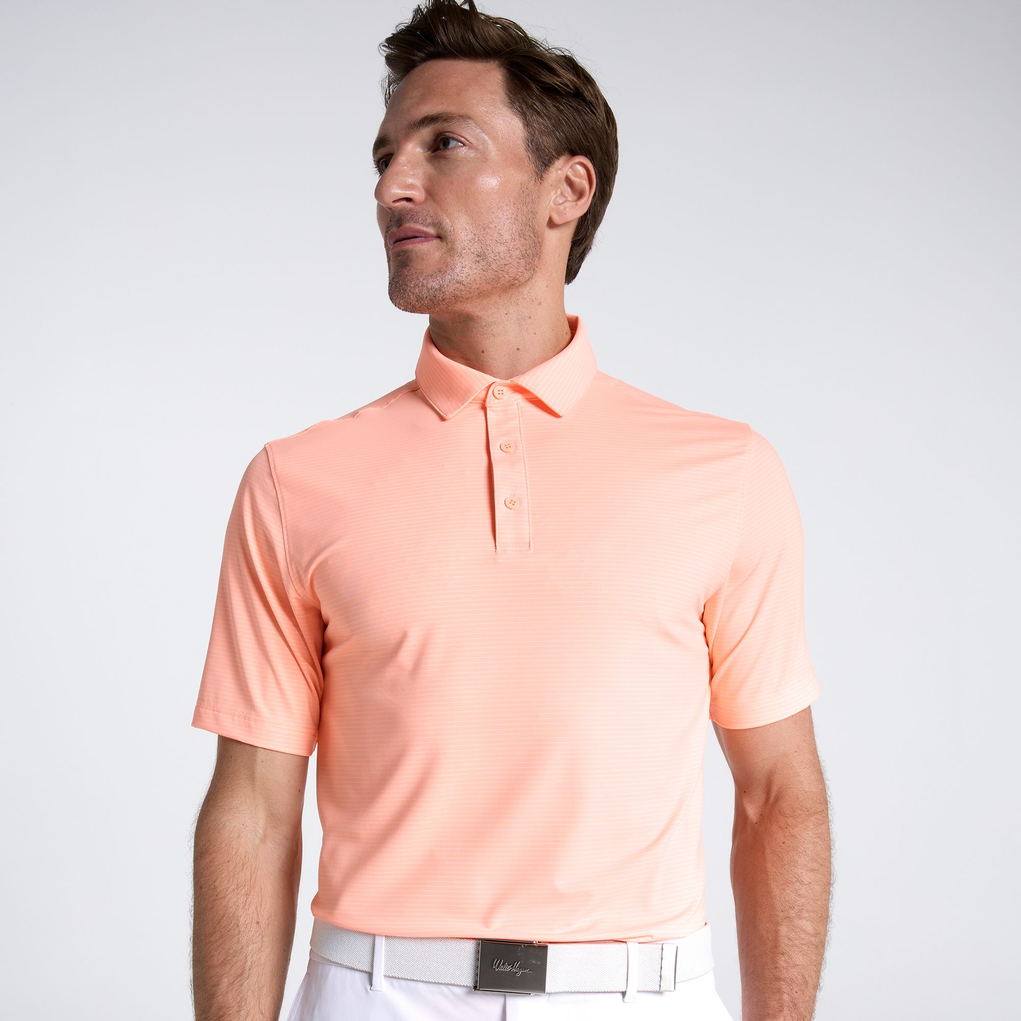 Peach/White