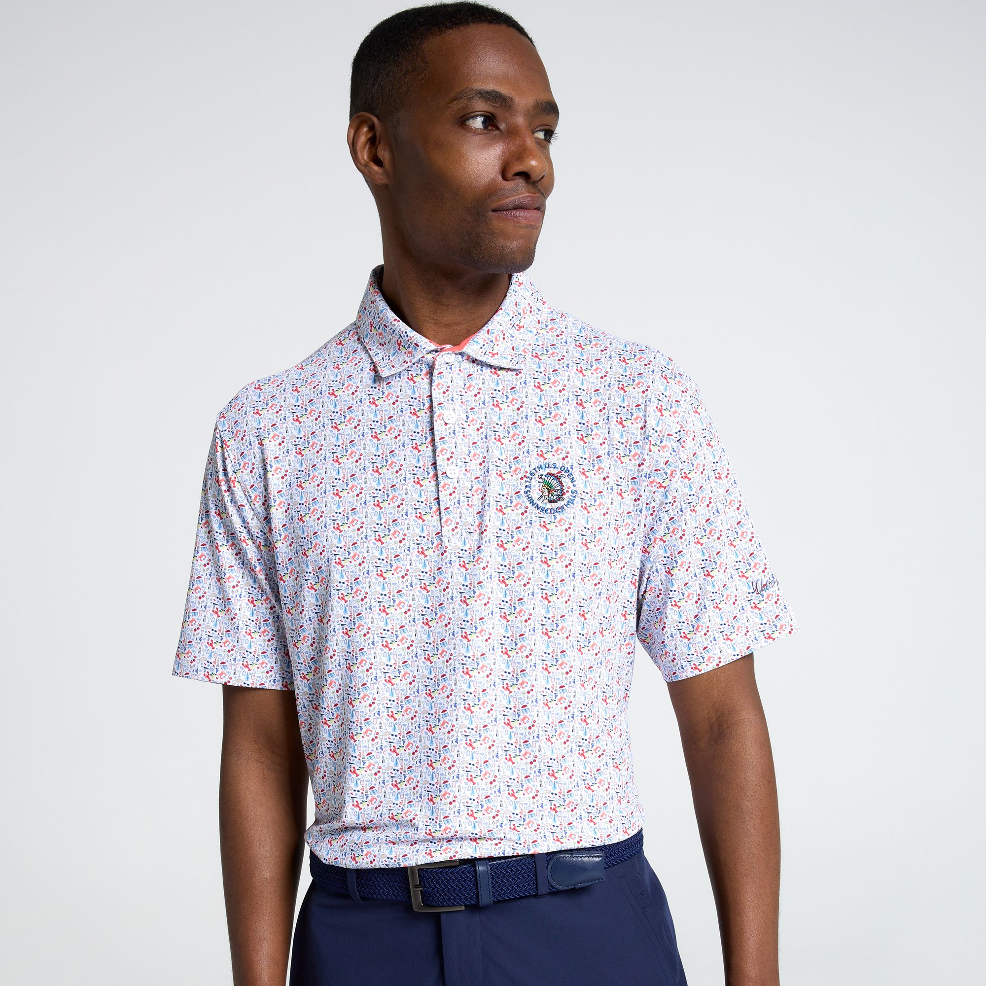 2026 U.S. Open Walter Hagen Men's Performance 11 Printed Polo