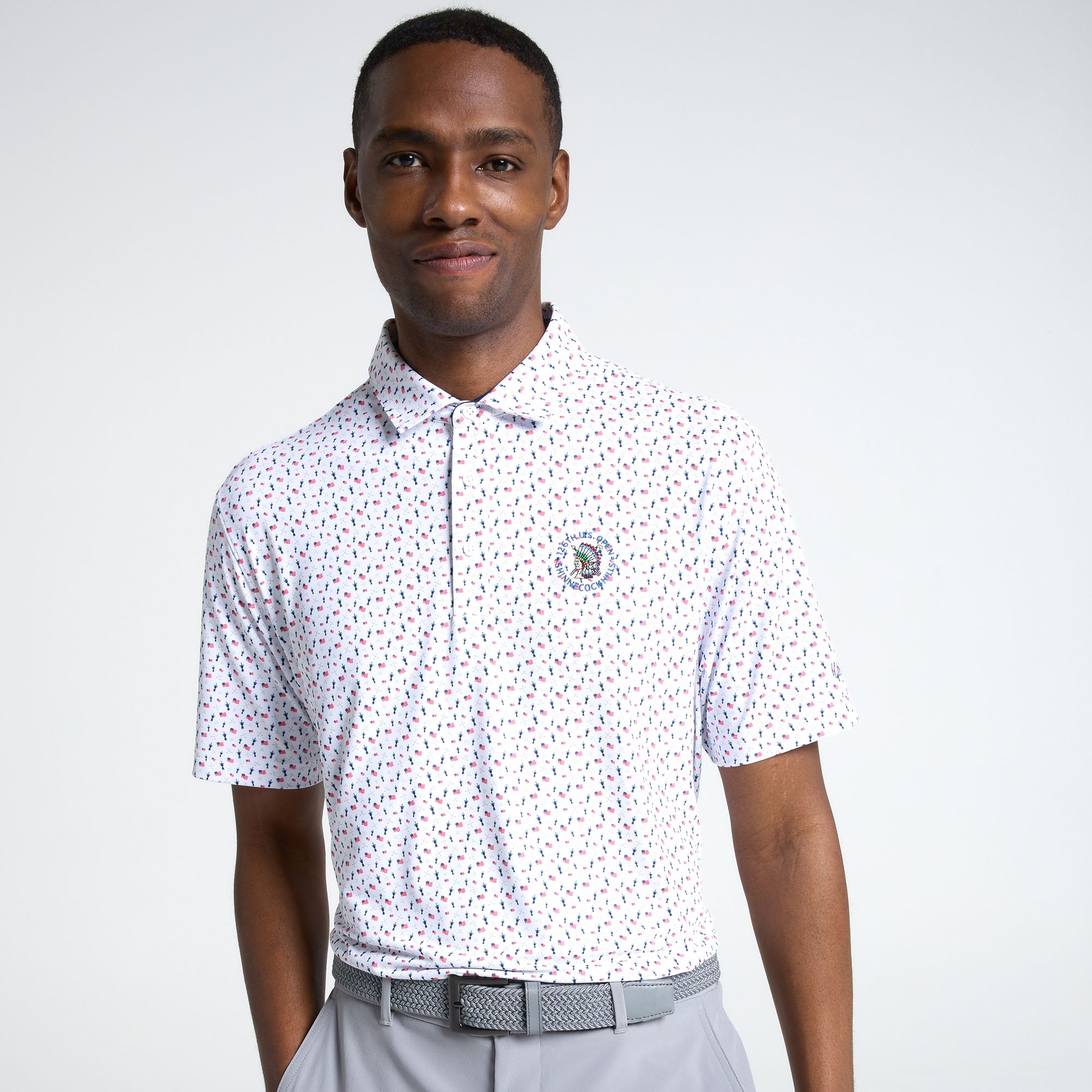 2026 U.S. Open Walter Hagen Men's Performance 11 Printed Polo