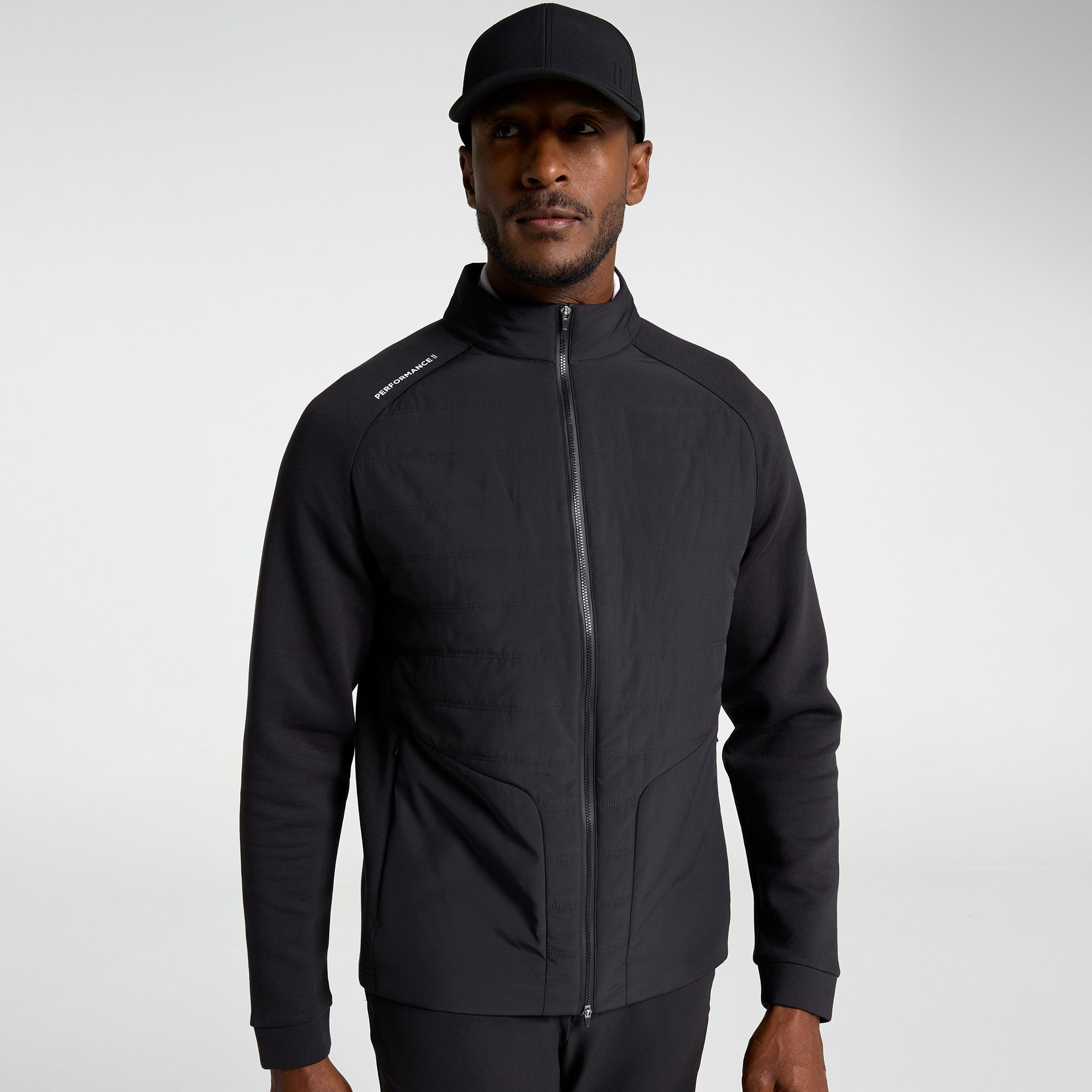 Walter Hagen Men's Performance 11 Thermocover Jacket, Medium, Pure Black