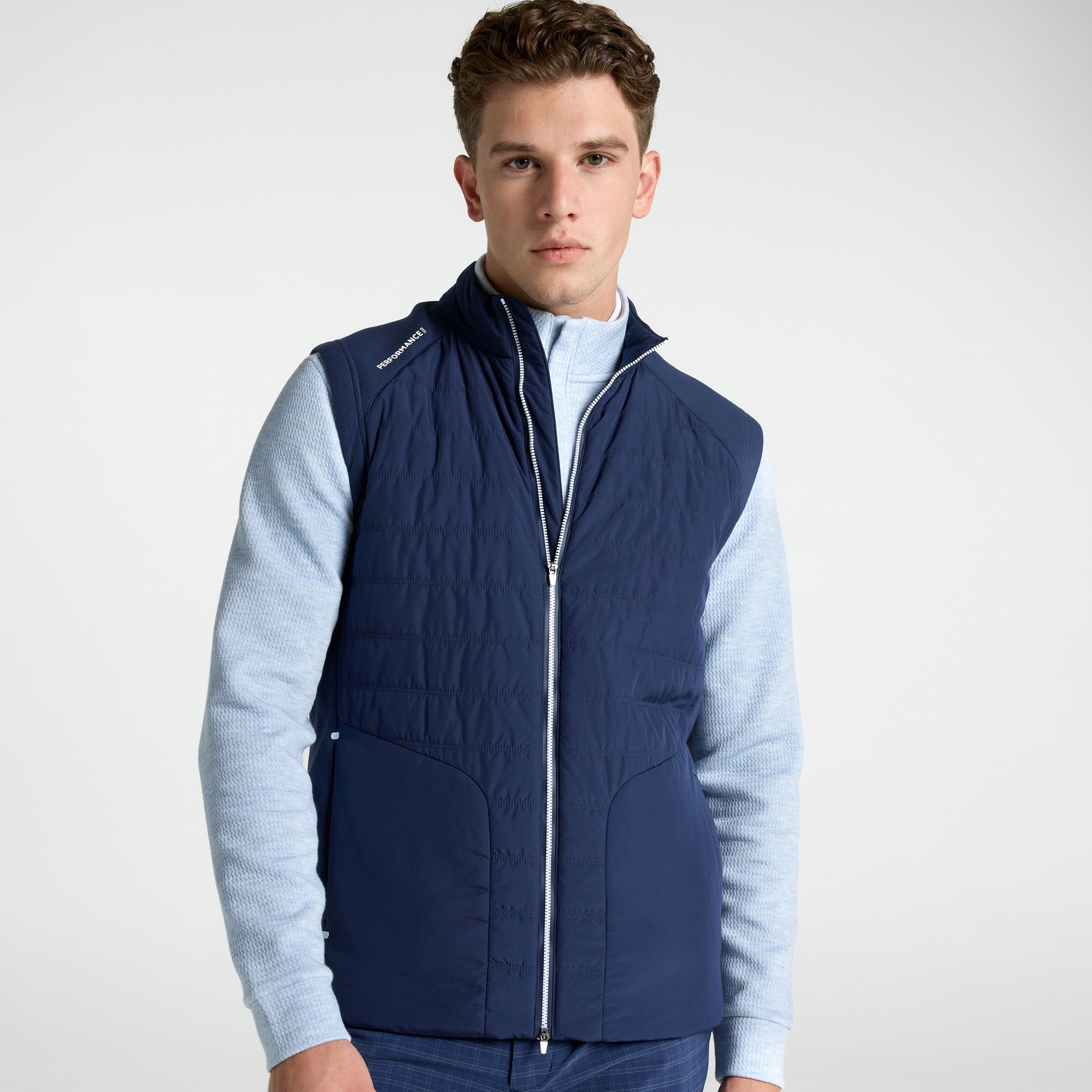 Walter Hagen Men's Performance 11 Thermocover Vest, Medium, Navy Blue