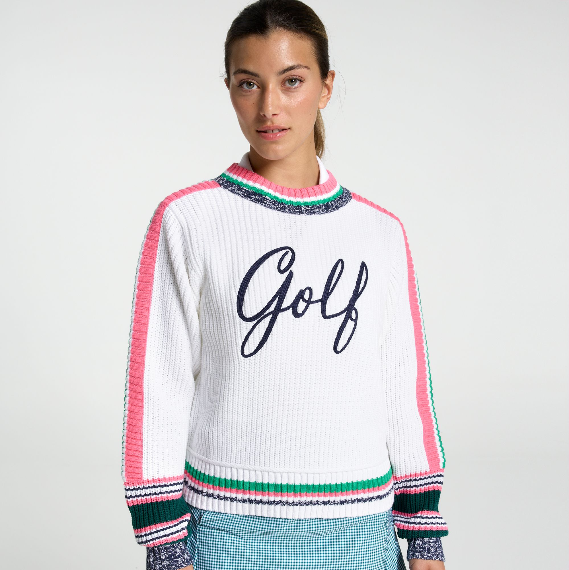 Walter Hagen Women's Clubhouse Crew Neck Sweater
