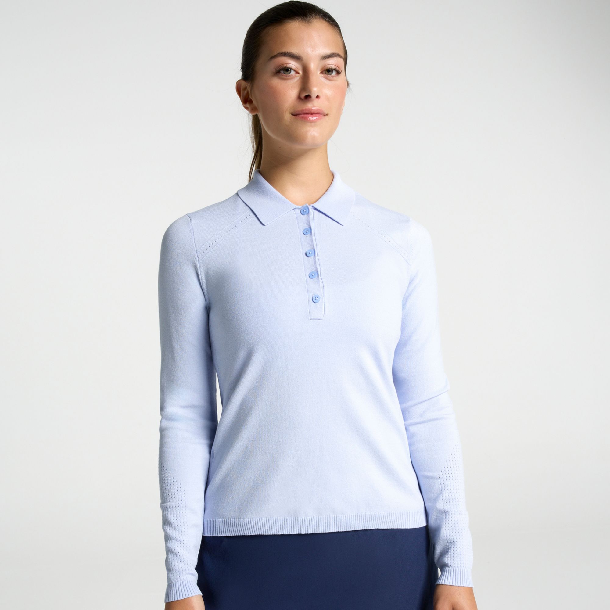 Walter Hagen Women's Clubhouse Long Sleeve Sweater Polo