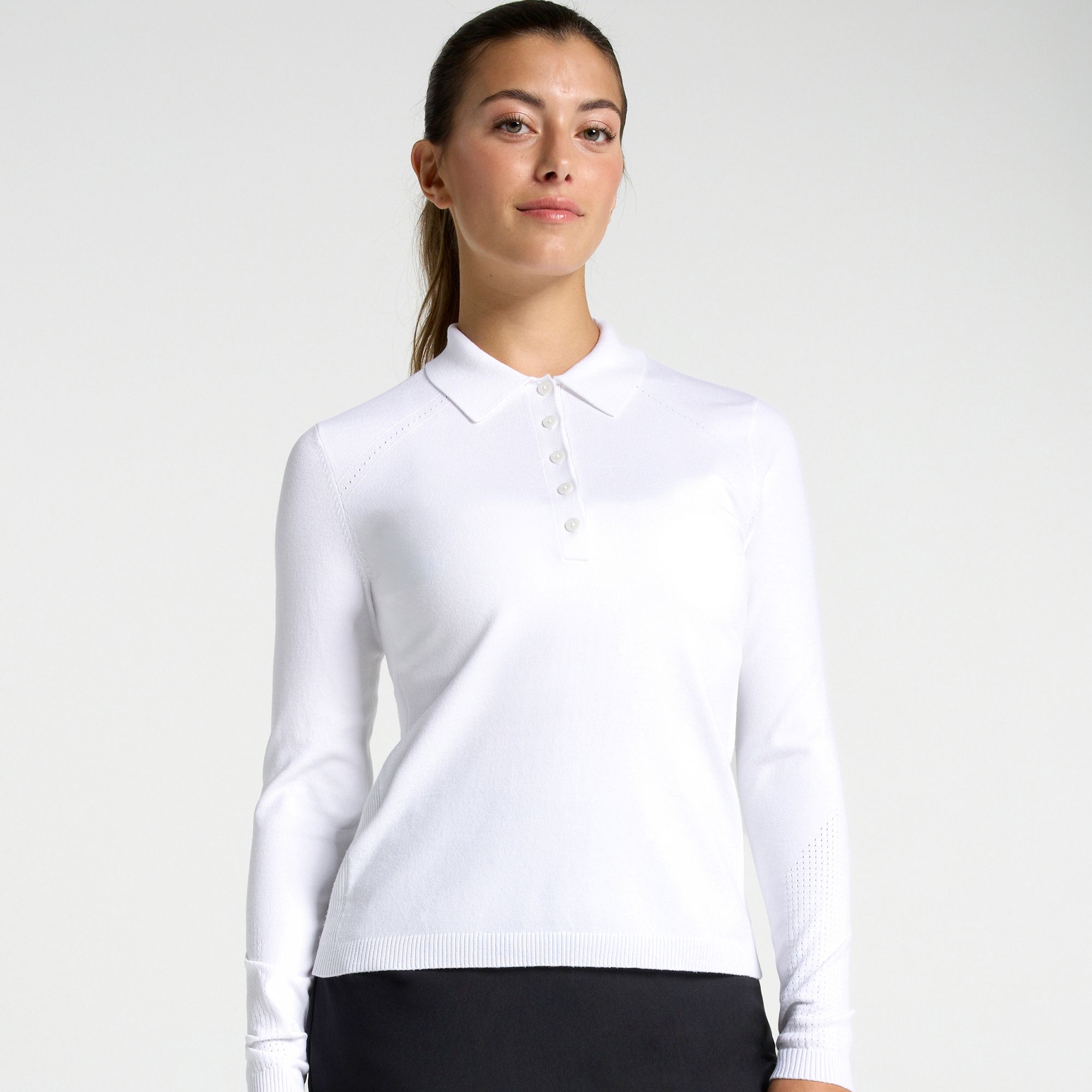 Walter Hagen Women's Clubhouse Long Sleeve Sweater Polo