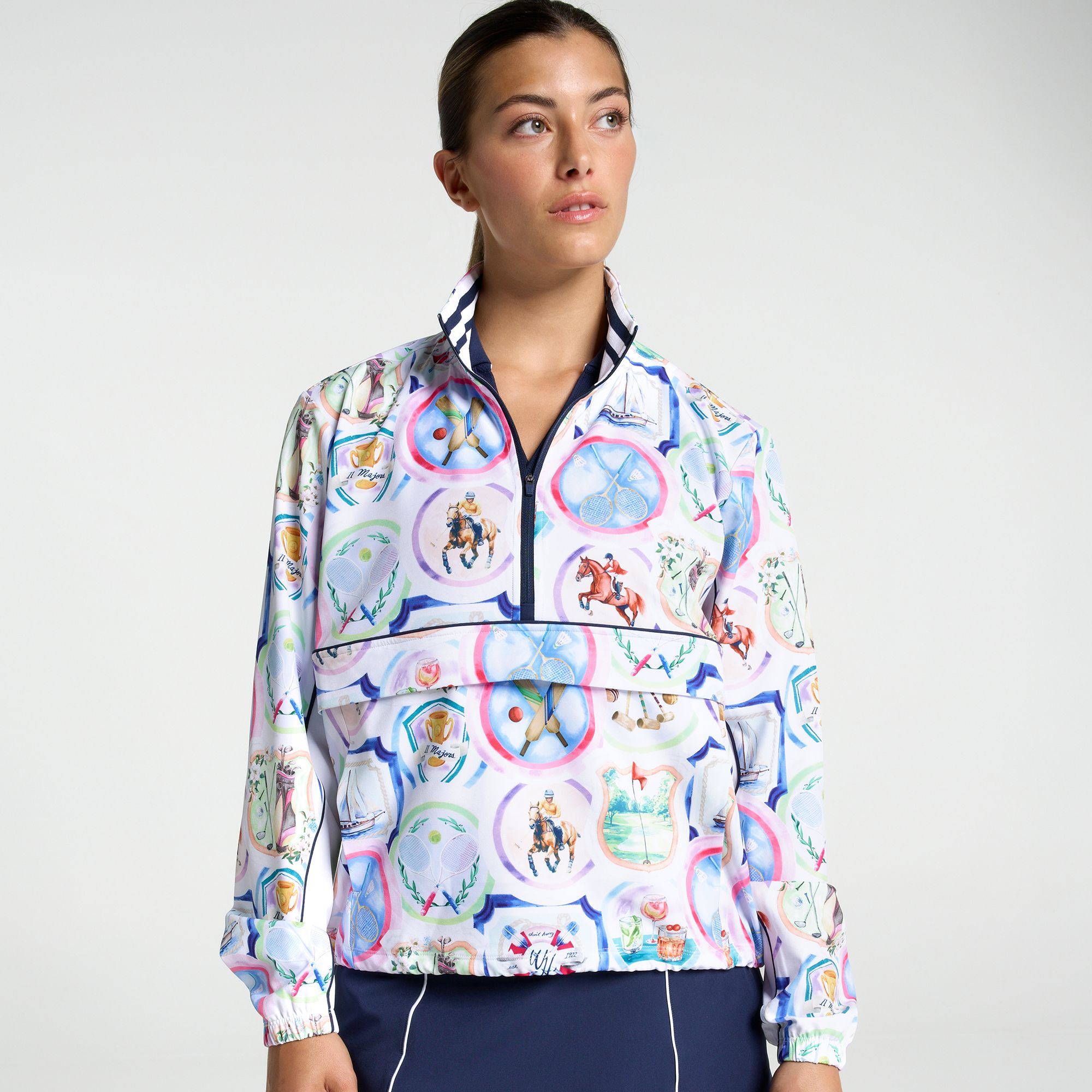 Walter Hagen Women's Golf Performance 11 Woven 1/2 Zip