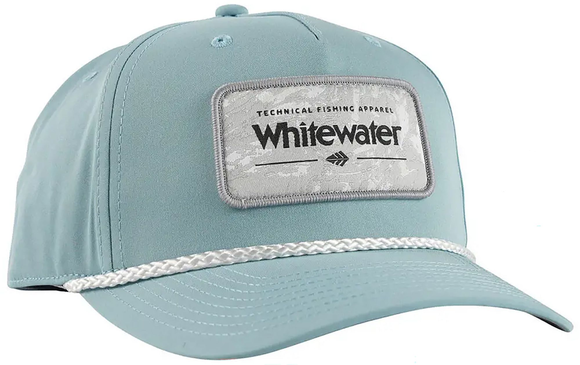 Whitewater Fishing Camo Patch Rope Hat