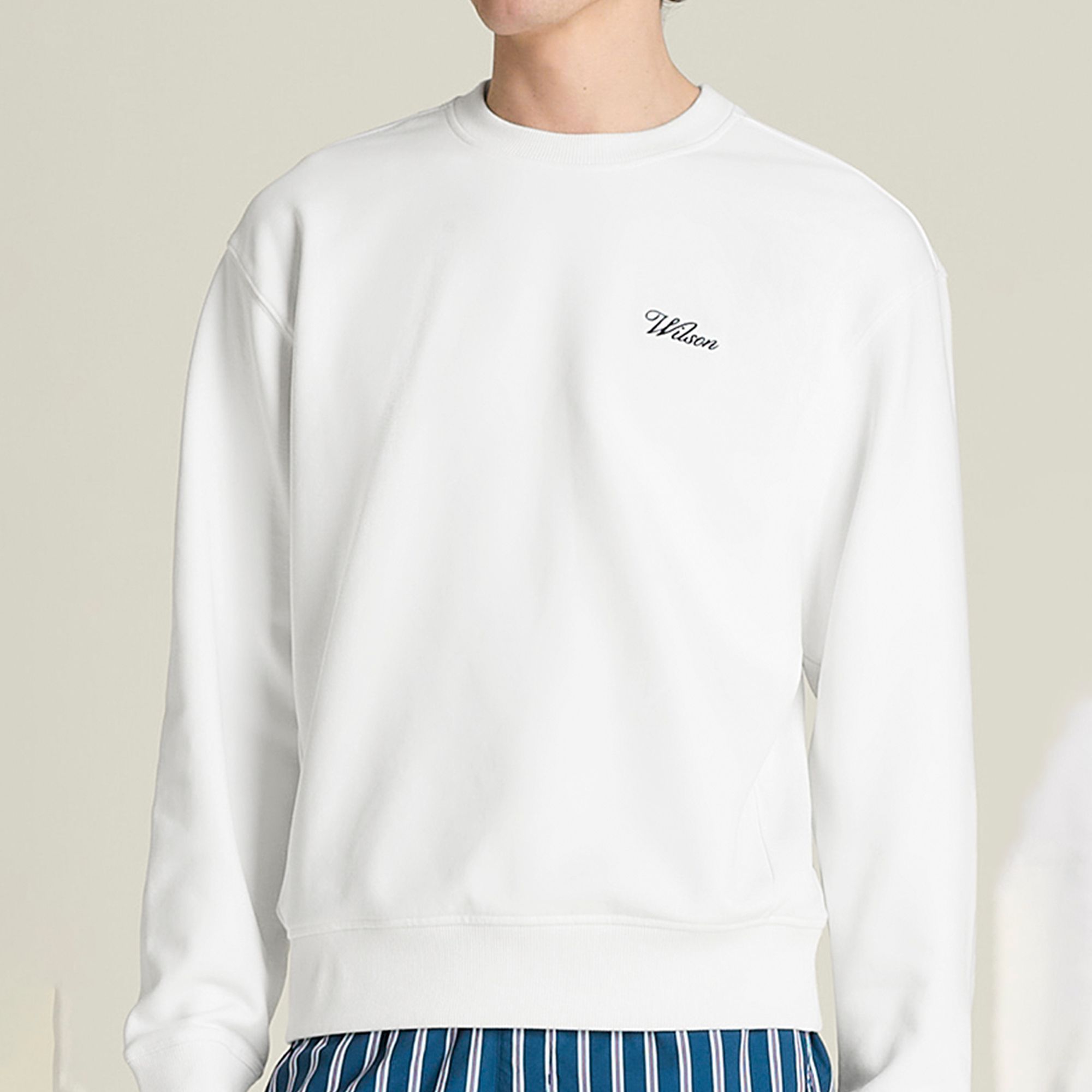 Wilson Men's Playstate Terry Crewneck Tennis Sweatshirt