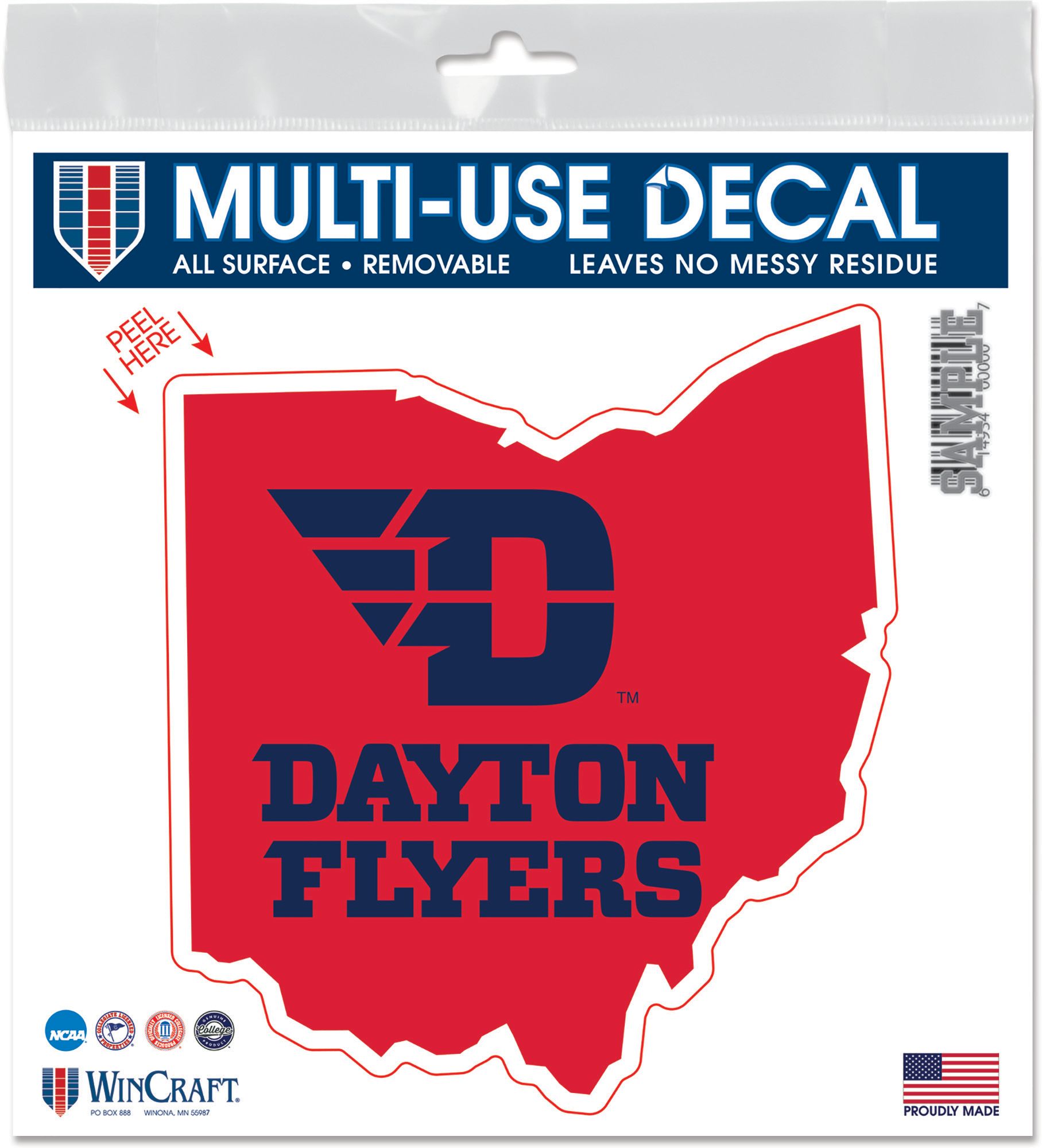 WinCraft Dayton Flyers All Surface Decal