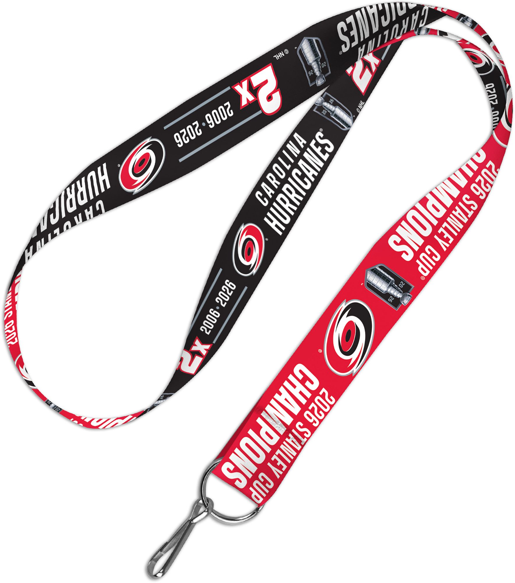 WinCraft Carolina Hurricanes 2026 Stanley Cup Champions Lanyard