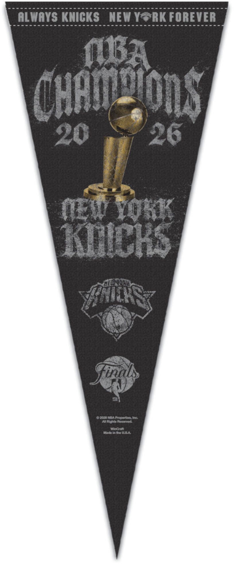 WinCraft 2026 NBA Champions New York Knicks Pennant