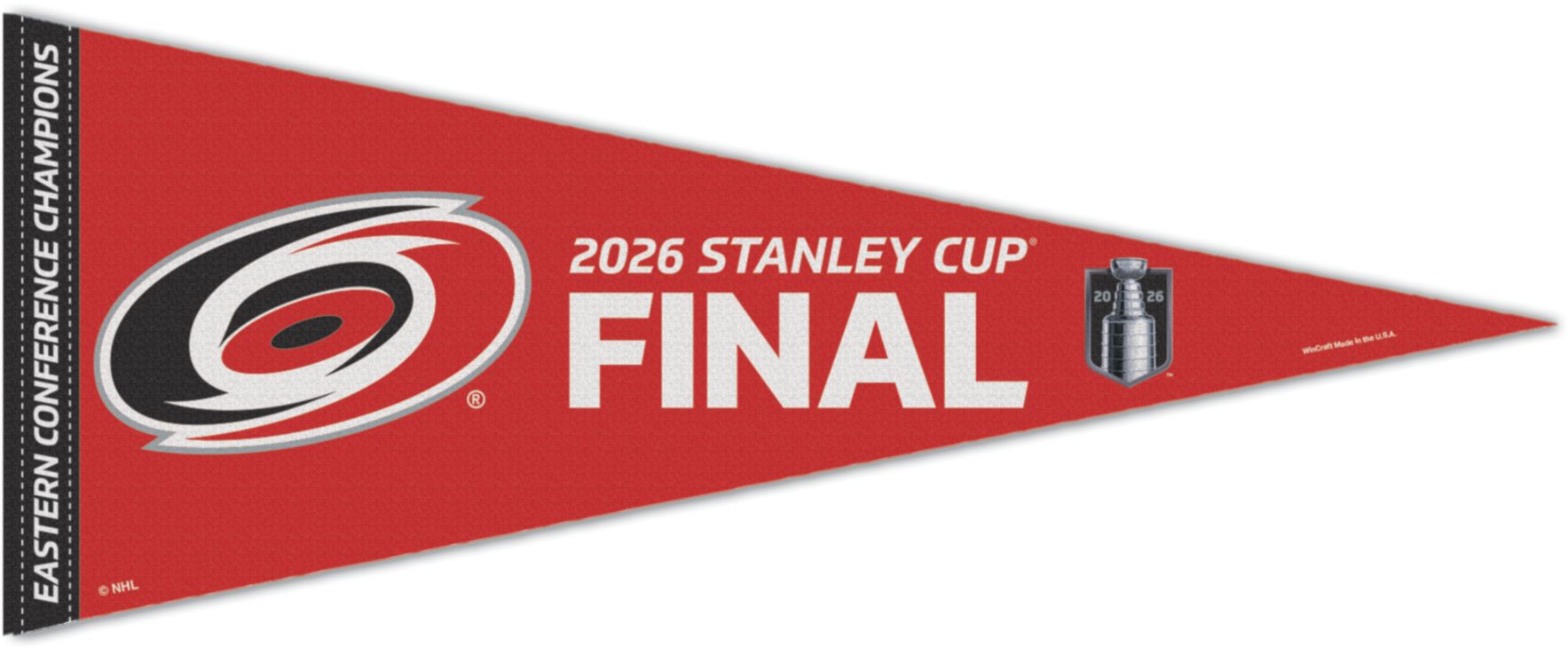 WinCraft Carolina Hurricanes 2026 Eastern Conference Champions Pennant