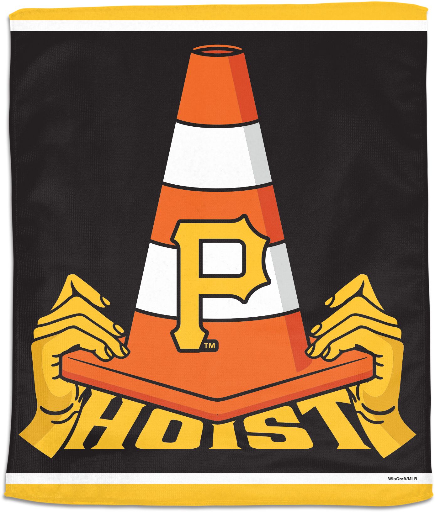WinCraft Adult Pittsburgh Pirates Black Hoist Rally Towel