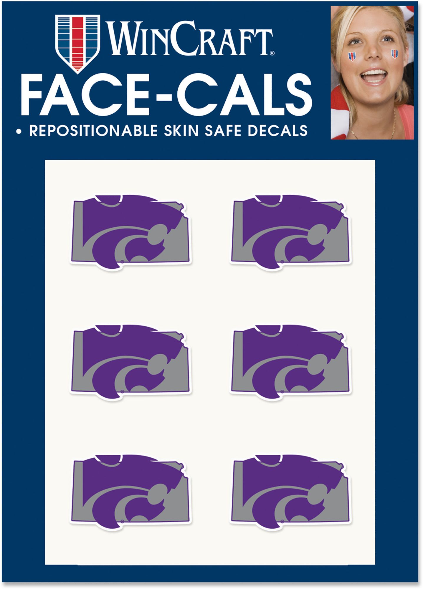 WinCraft Kansas State Wildcats Face-Cals