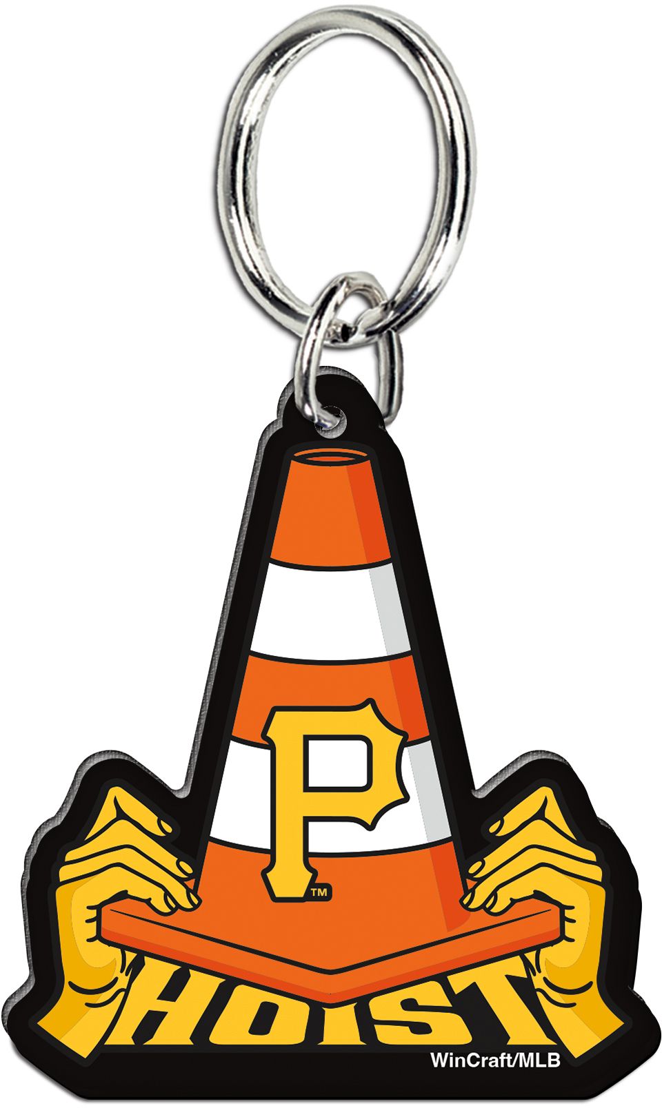 WinCraft Adult Pittsburgh Pirates Black Hoist Keychain