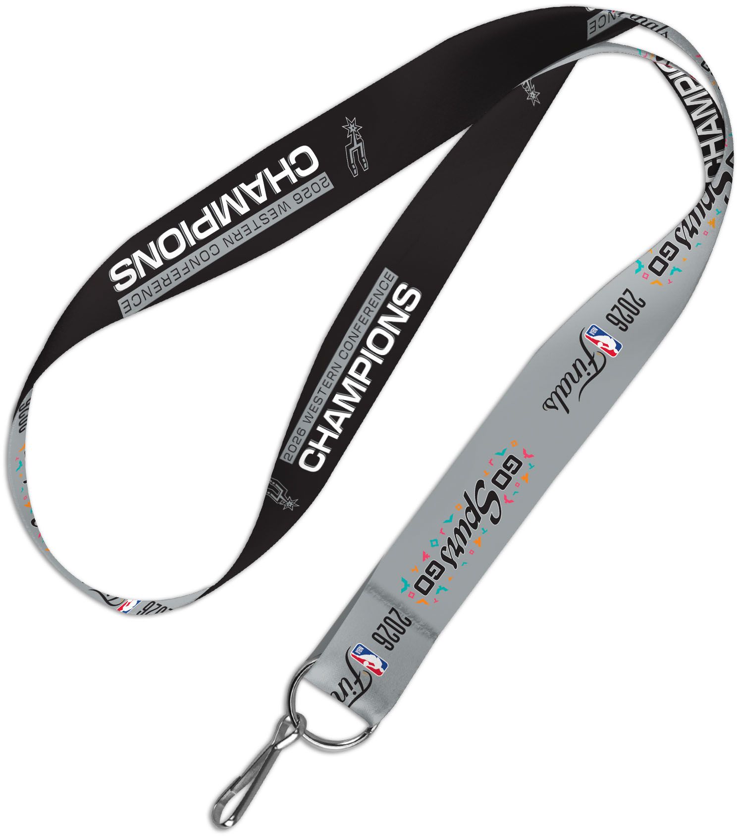 WinCraft 2026 Western Conference Champions San Antonio Spurs Lanyard