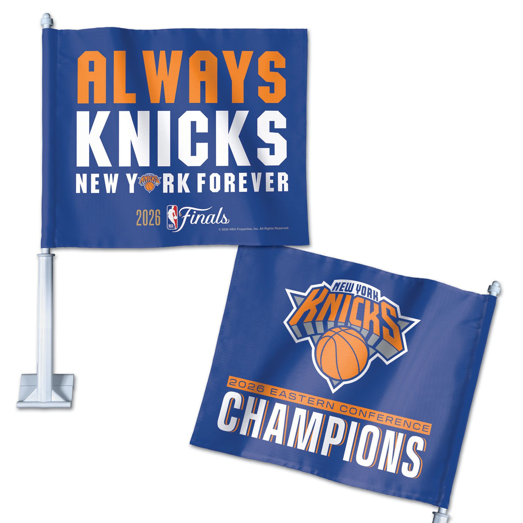 WinCraft 2026 Eastern Conference Champions New York Knicks Car Flag