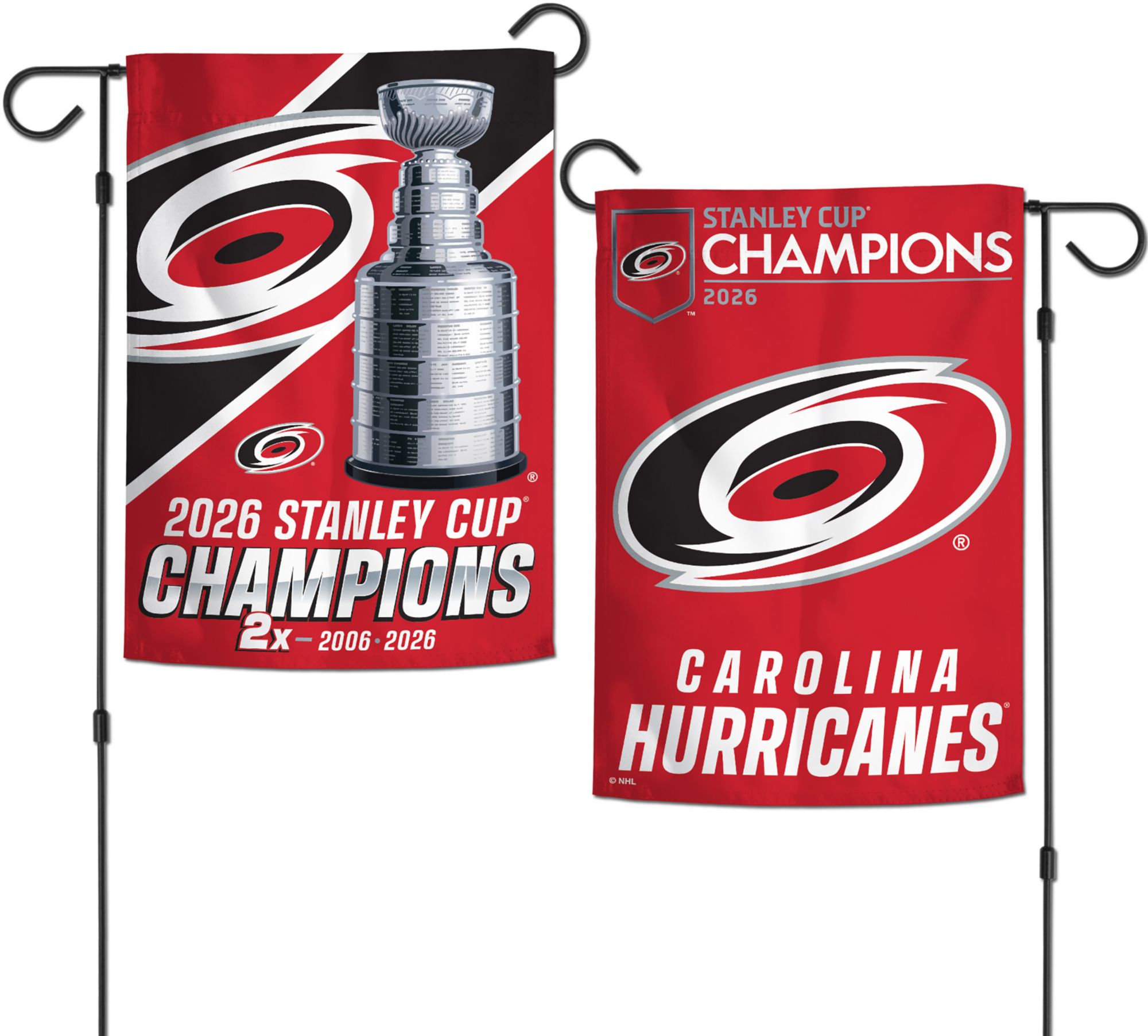 WinCraft Carolina Hurricanes 2026 Stanley Cup Champions Garden Flag