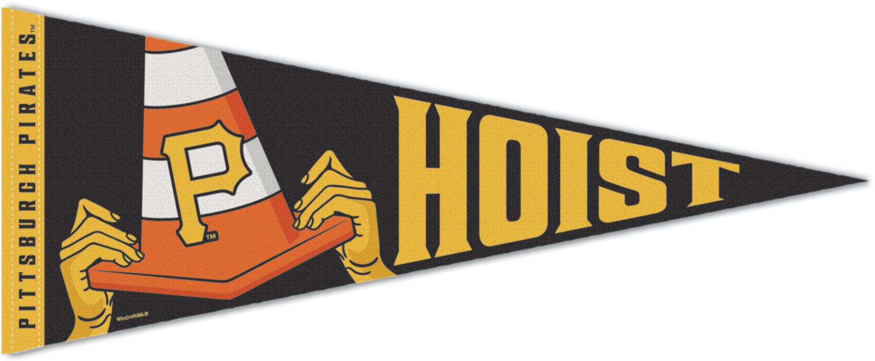 WinCraft Adult Pittsburgh Pirates Black Hoist Pennant