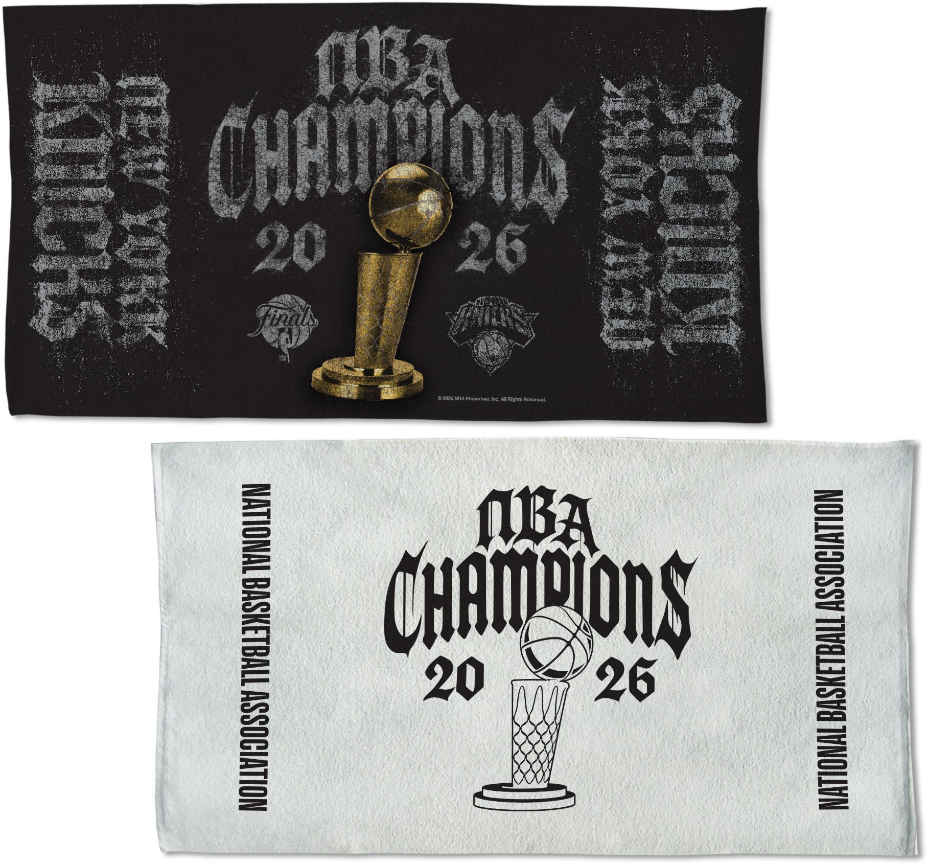 WinCraft 2026 NBA Champions New York Knicks Locker Room Towel