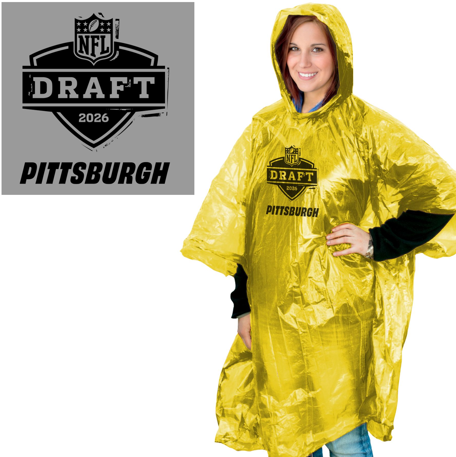 WinCraft 2026 NFL Draft Poncho