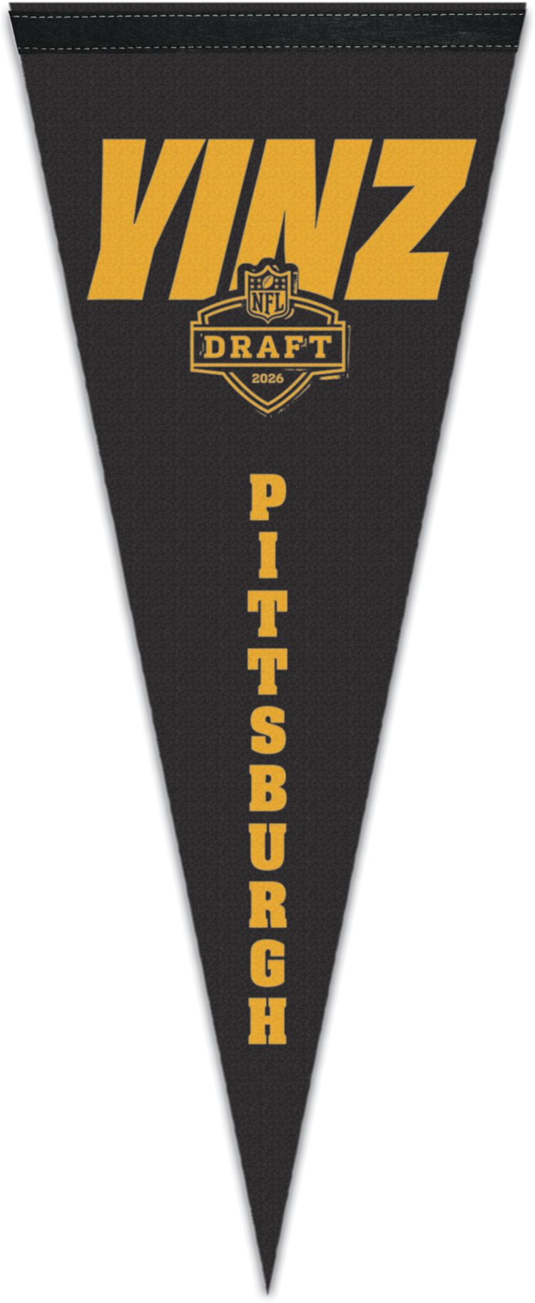 WinCraft 2026 NFL Draft Yinzer Pennant