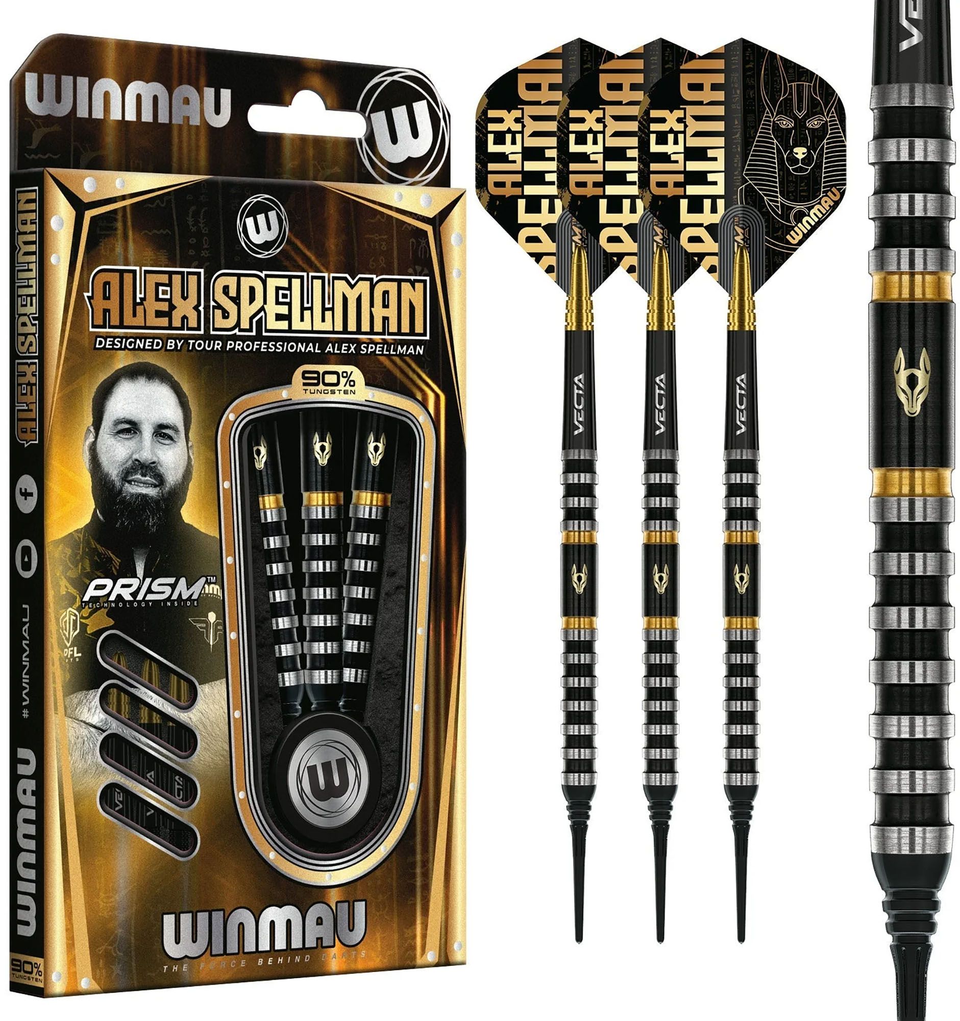 WINMAU Alex Spellman Softip Darts