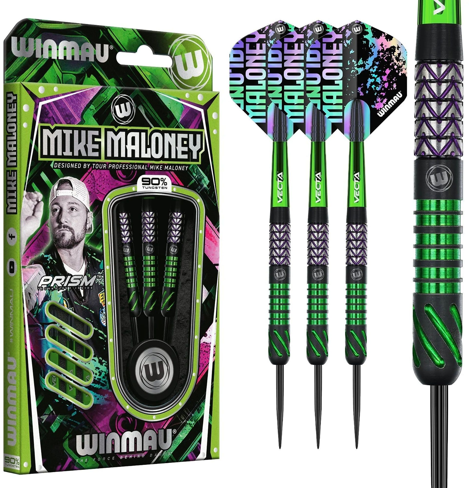 WINMAU Mike Maloney 22g Tungsten Darts